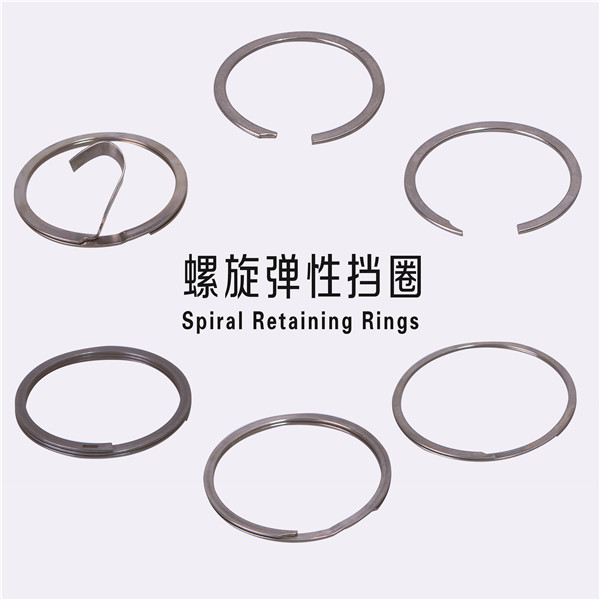 » New Arrival China Compression Wave Springs - Medium Heavy Duty 2-Turn External Spiral Retaining Rings – Lisheng Spring detail pictures
