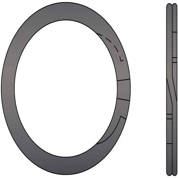 » High Quality for Steel Wire Rings - Medium Heavy Duty 2-Turn External Spiral Retaining Rings – Lisheng Spring